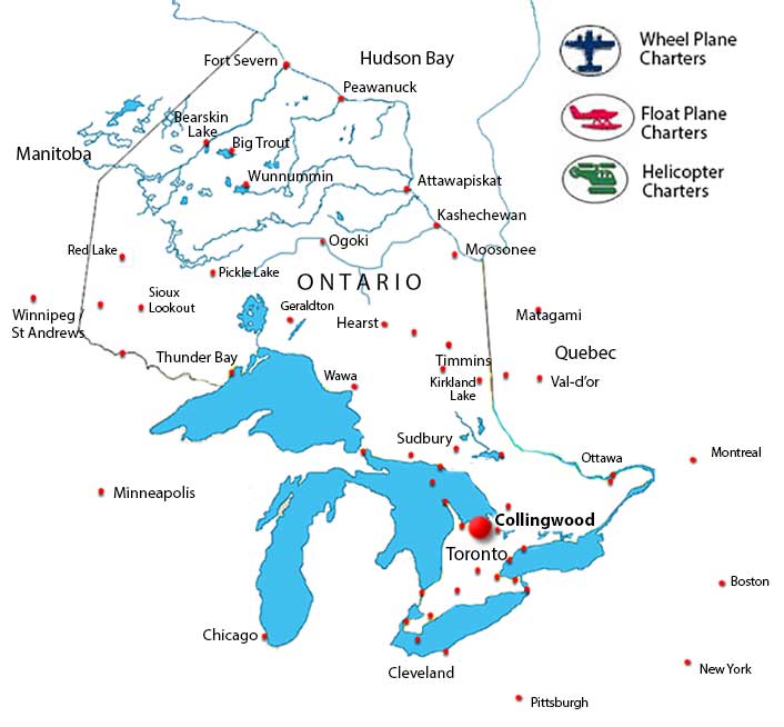 Southern Ontario Air Charter Directory